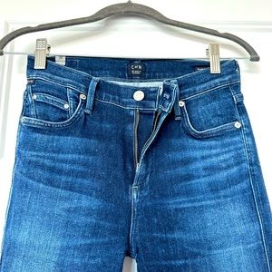 Citizens of humanity high rise skinny jeans blue